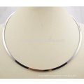 Wholesale Bulk Stainless Steel Simple Silver Choker Necklace Open